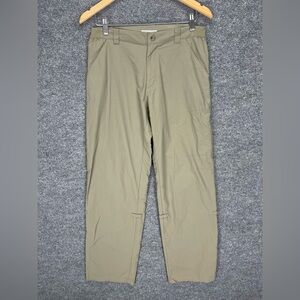 Columbia PFG Pants Men’s Small Tan Lightweight Nylon Outdoors Fishing 30x30”